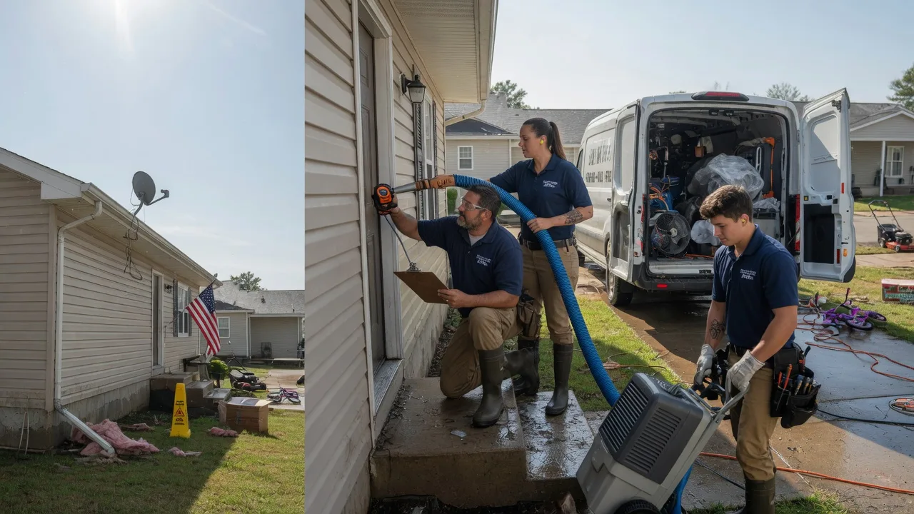 Ceiling Water Damage Restoration in Lincoln, NE near me